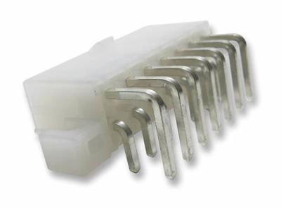 Mini Fit Jr. Header Automotive Wire Connectors PCB Mounting Flange 039291148