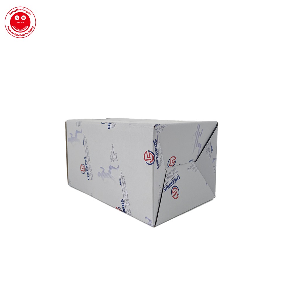 New Original Custom Shipping Packaging Box Corrugated Board with Embossed Matt Lamination Logo Mailbox Packaging