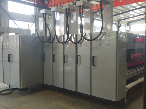 Paperboard Corrugated Printing Machine , Rotary Die Cutting Machine For Corrugated