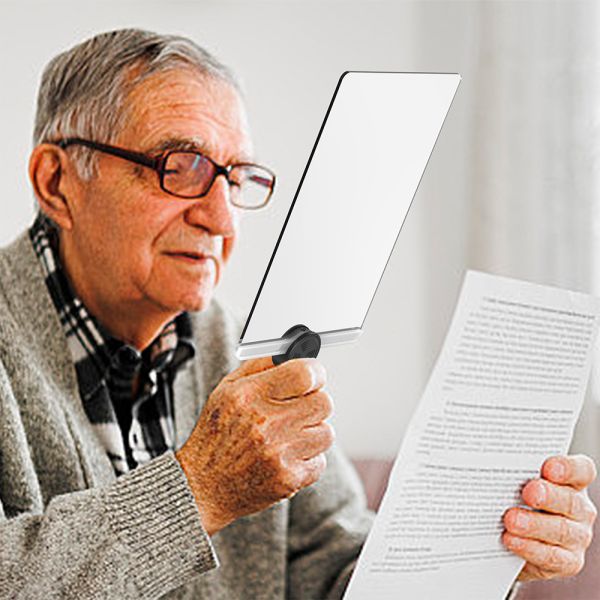 Direct Manufacturer Hanging 3-in-1 Innovasion 3X Phone Screen Magnifier for Desktop/Handheld/Neck Use with Acrylic Lens