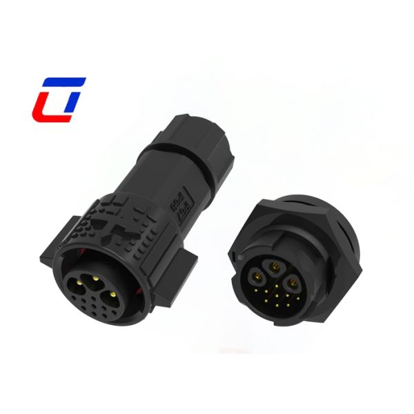 M19 Circular Connector 12 Pin TUV Certified Power Signal Multi Pin Connector Of 3+9