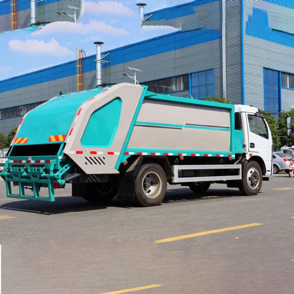 Customized Color 4x2 Dongfeng Trash Compactor Truck 7CBM 9 CBM Loading Euro 3