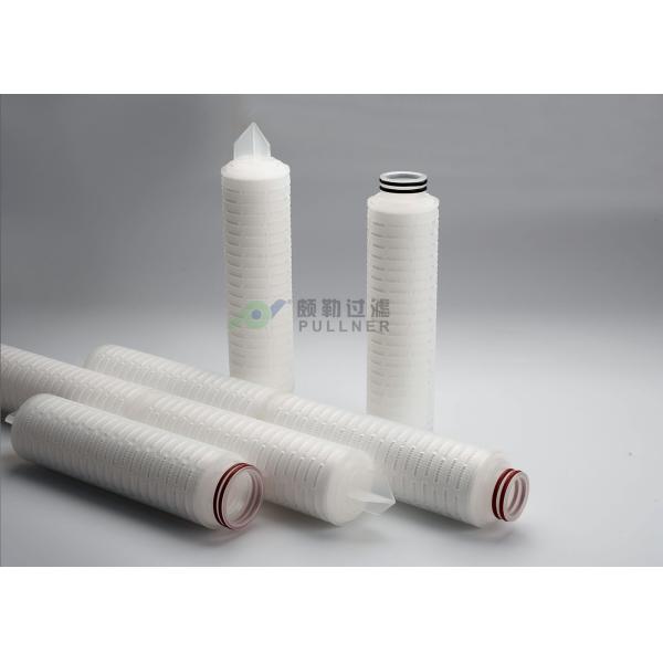 Nylon/PES/PTFE/PVDF/GF 0.22um 10" плиссированное фильтр длина 10" патрона OD2.7»