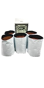 Nursery Growing Bags Large, 7.8x8.6 inches Biodegradable Fabric Seedling Grow Bag, Seed Starting Pots Pouches