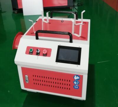 Máquina de limpeza a laser para remoção de ferrugem