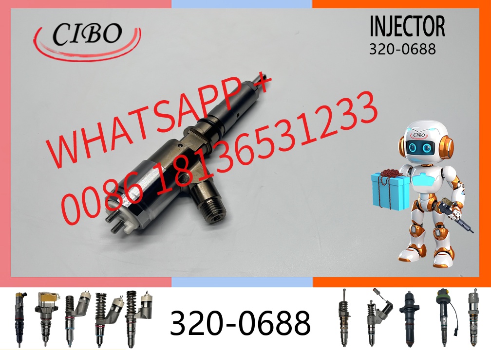 original 320-0688 Common Rail Fuel Injector 10R-7939 2645A747 for  320D Excavator Perkins C6.6  D6N C6.4 Engine Diesel Injector Spare Parts original new injector