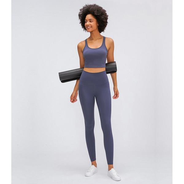 Athletic Gym Tummy Control Pocket Yoga Pants Leggings Naked Feel Active Stretch