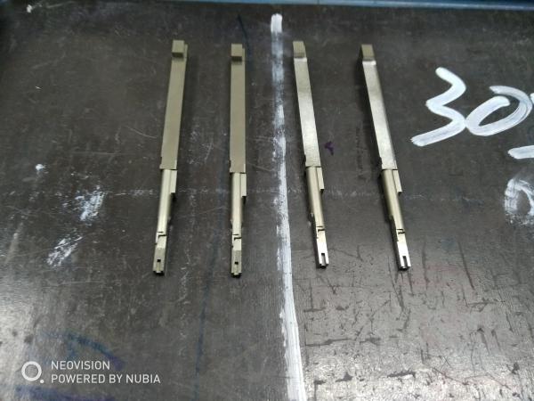 1.2343 Steel Precision Inserts , Custom Automotive Parts Plastic Connector