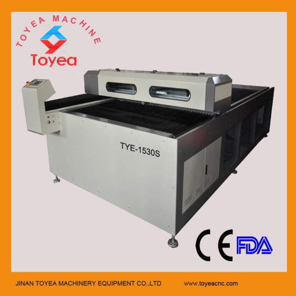 Carbon steel MDF CO2 Laser Cutting machine with 150W RECI laser tube  TYE-1530
