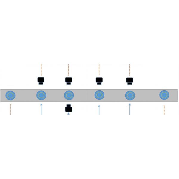 6kg PE Plastic Barrel Visual Inspection System For Inside Outside Size Measurement