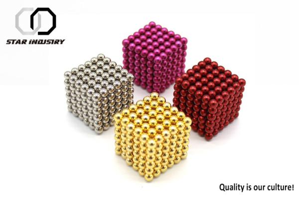 Bolas de aço magnéticas de DIY, brinquedo magnético das bolas com construção forte