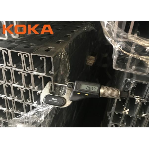 Pre Galvanized Metal Strut Channel 1m Double Unistrut Feet Building Material Welded