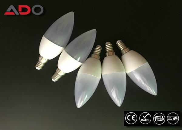 8W LED Candle Bulb Light / Energy Saving Indoor Spotlight Chandelier
