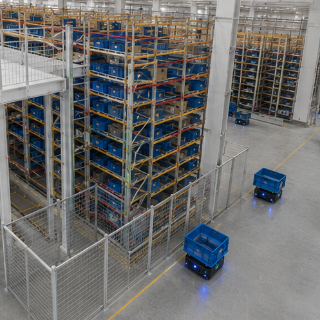 50kg Bin-Type Suspended Stacker Crane for High-Density Warehouse Systems