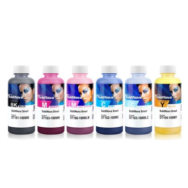 6 Colors 100ml Epson Dye Sublimation Ink Inktec Sublinova Smart DTI Made In Korea