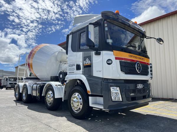 SHACMAN X3000 caminhão de mistura de concreto 8x4 375hp EuroV caminhão de mistura de cimento