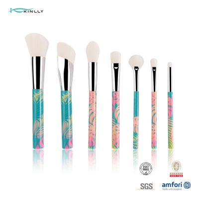 Professional 7 Pcs Makeup Brush Set Premium Synthetic Hair Makeup Brushes