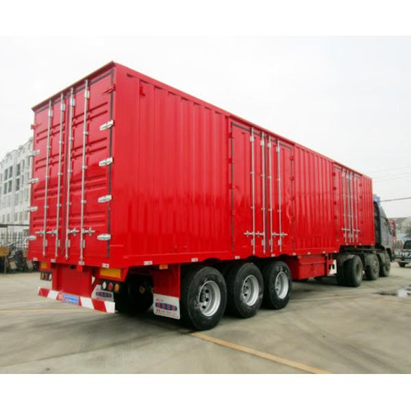 Transporte por goteo Contenedor de lecho plano Carga pesada Semi remolque Recinto estaca furgoneta caja de cortinas