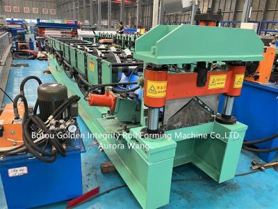 A folha formada a frio do telhado do metal da boa qualidade colore o rolo de aço que forma a máquina de aço de Ridge Cap Cover Roll Forming do telhado