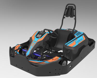 APP Adjustment Control 57Nm 4000W Electric Racing Gokart For Adult