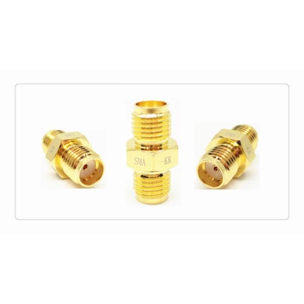 50Ohm Gold Plated SMA Straight Female to Female RF Coaxial Adapter
