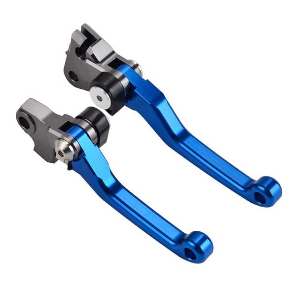 Blue/Custom Color CNC Dirt Bike Brake Clutch Levers for Yamaha YZ125 YZ250 YZ450F OEM