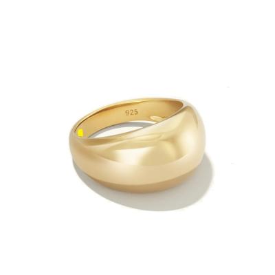 Anel de Domo de Prata 925 Sterling