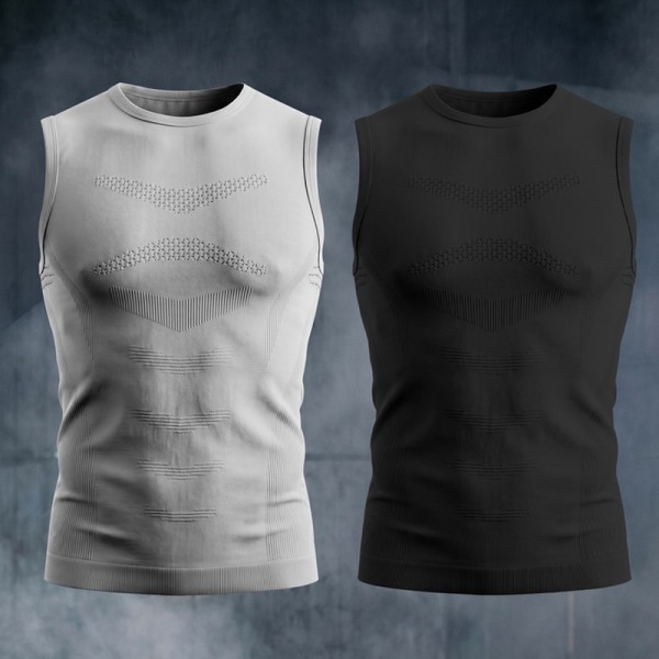 Custom 3D Bionic Knit Athletic Tank Top For Men