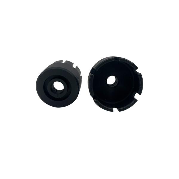 Black Custom Nylon Parts , Plastic CNC Machining Service Parts ISO9001 Approved