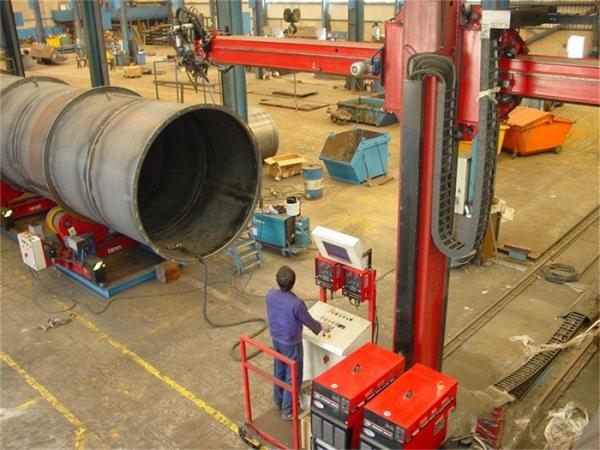 Auto manipuladores da soldadura da tubulação para a emenda reta do tanque/emenda do círculo
