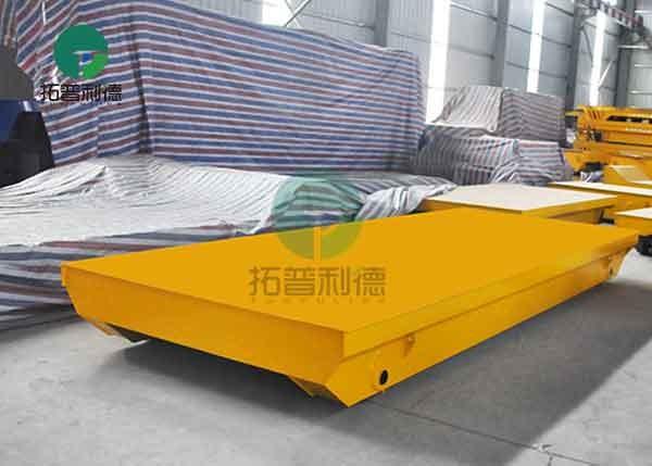 Heavy Load Sinter Plant Die Block Transfer Rail Steel Billet Motorized Wagon Transport Platform