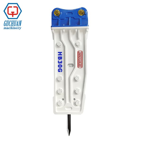 Open Type HB30G Hydraulic Breaker with 5193J Impact Energy and 150 mm Chisel for 25-35 Tons Excavator