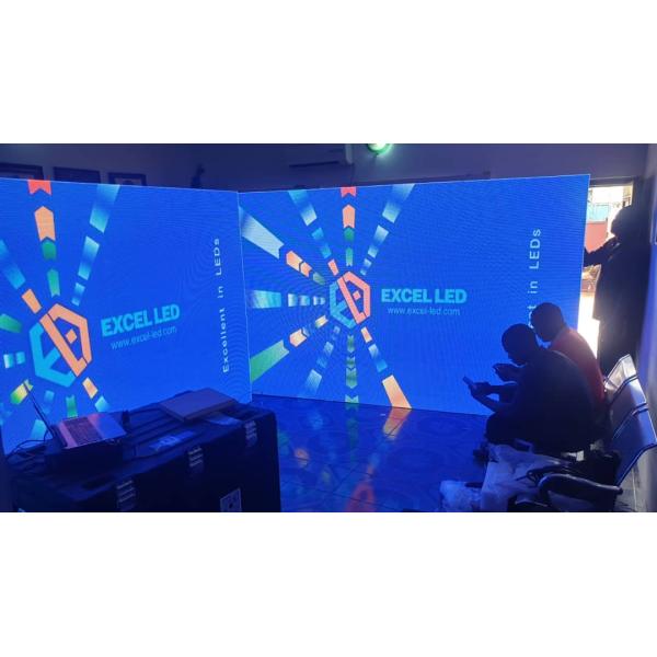 P3.91 500x500 Stage LED Advertising Panel Die Casting Aluminum FCC