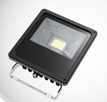 10W 2700K - 6500K AC 110V, 120V, 220V IP65 Led Flood Lighting Fixtures With Cooling Fin