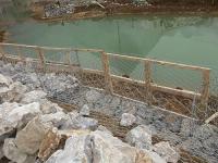 Maille de gabion Sek hexagonale à double torsion tissée à la machine 3x1x1m