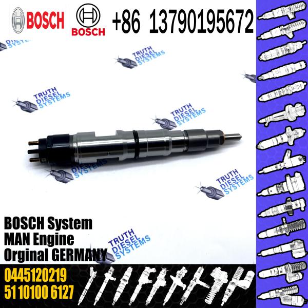 Diesel inyector Common Rail Fuel CR Injector 0445 120 219 0445120219 For Man Truck 51101006127 0986435528
