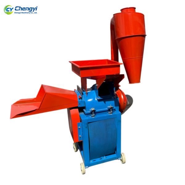 Galvanized Steel Grass Pulping Machine Corrosion Resistant Forage Crusher Feed Processing