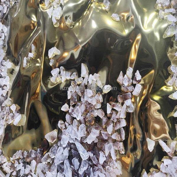 Peinture moderne mixte sur toile