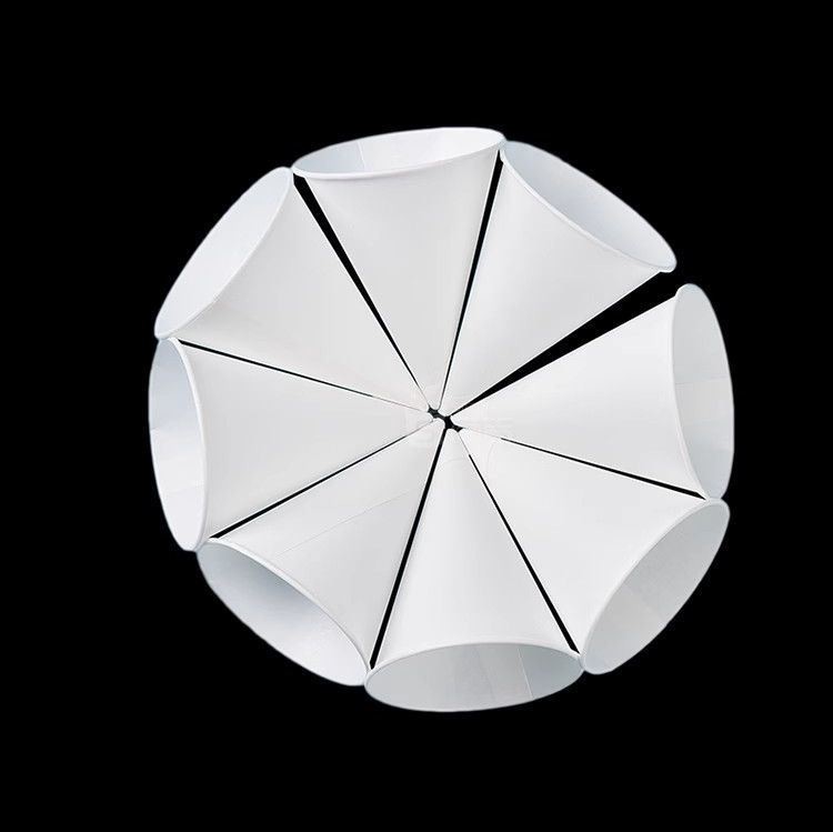 PE Filmed Disposable Paper Cone Cup White Conical Cup for Airport Hotel Super Market