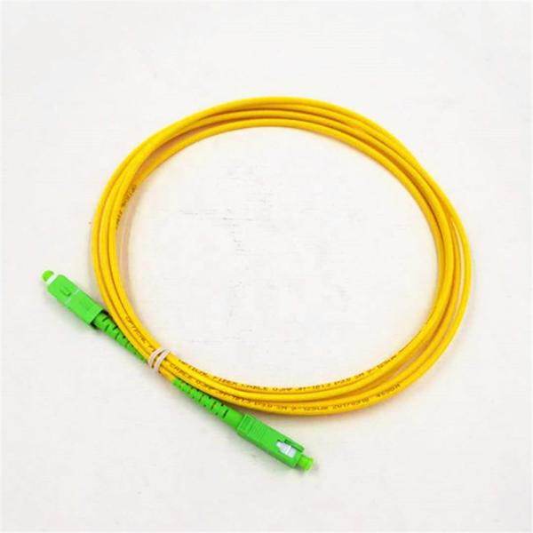 Manufacture fibre optical sc / upc cable high return loss fiber optic patchcord