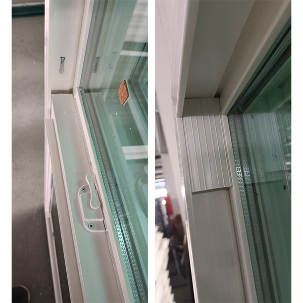 1.4mm - 2.5mm Толщина UPVC одноподвешенное окно на заказ цвет вертикальное скользящее окно