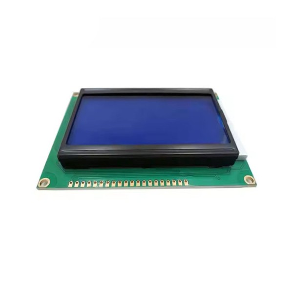 128*64 Lcd Display Blue Colour with White Backlight Graphic Lcd Display