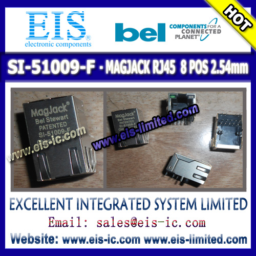 SI-51009-F - BEL - CONN MAGJACK 1PORT 1000 BASE-T - sales009@eis-limited.com