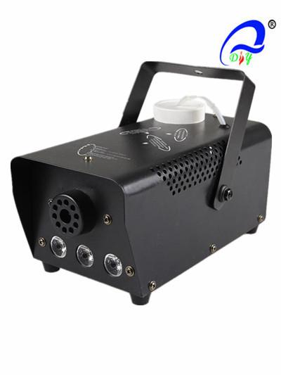 Mini Ground Fogger Machine 400W Remote Control RGB Color For Stage Effect Equipment