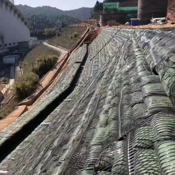 PP HDPE Uniaxial Plastic Geogrid UV Resistant Geogrid Mesh Retaining Wall
