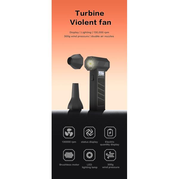 Handheld 130000rpm Turbine Violent Fan