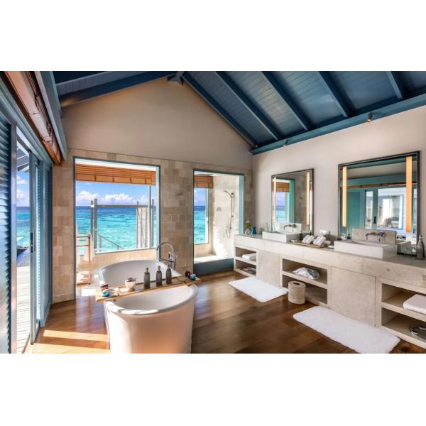 Мебель спальни Мальдивов Meradhoo лотерей выполненная на заказ для виллы воды/виллы пляжа