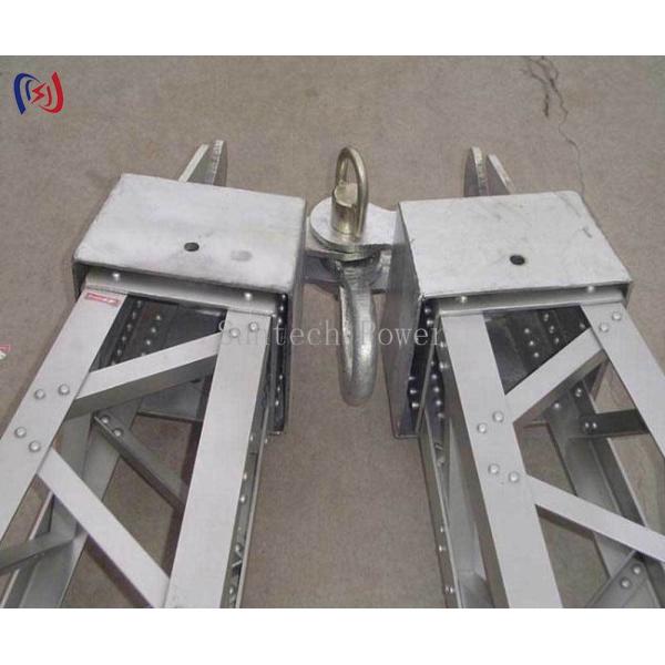 A Shape Lattice Gin Pole 8-28m Aluminum Alloy Manganese Steel Tower Erection Tools