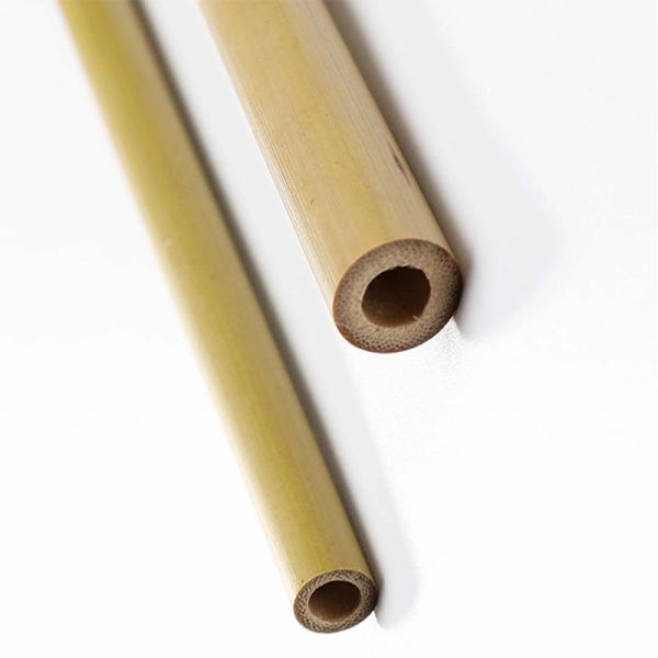 Изготовленные на заказ естественные Biodegradable бамбуковые соломы солом 20cm многоразовые прямые с щеткой