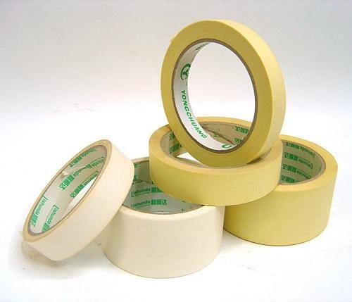 Hot Melt Adhesive Crepe Paper Masking Tape Easy Tear And Peel Off